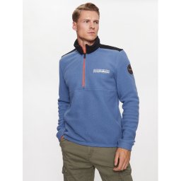 Napapijri Polár kabát T-Anderby NP0A4HHR Kék Regular Fit