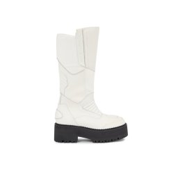 Tommy Jeans Csizma Tjw Long Shaft Biker Boot EN0EN02376 Fehér