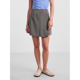 Pieces Trapéz szoknya 17141851 Szürke Regular Fit