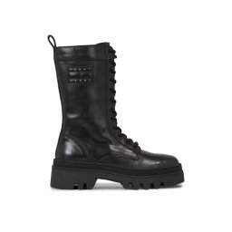 Tommy Jeans Bokacsizma Tjw Fashion Lace Up EN0EN02296 Fekete