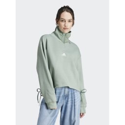 adidas Pulóver IR8381 Zöld Oversize