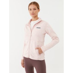 Columbia Polár kabát W Sweater Weather™ Full Zip 1958933 Rózsaszín Regular Fit