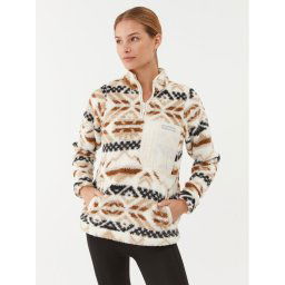 Columbia Polár kabát West Bend™ 1/4 Zip Pullover Ekru Regular Fit