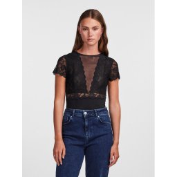 Pieces Body Sicca 17095132 Fekete Slim Fit