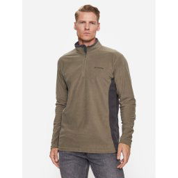 Columbia Polár kabát Klamath Range™ II Half Zip Zöld Regular Fit