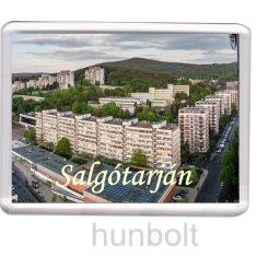 Salgótarján Lakótelep hűtőmágnes (műanyag keretes)