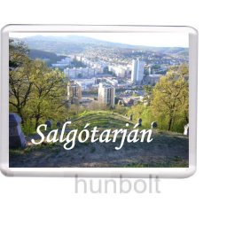 Salgótarján látkép hűtőmágnes (műanyag keretes)