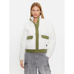 Vans Átmeneti kabát Tevis Sherpa Jacket VN00075F Ekru Regular Fit