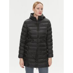 Tommy Hilfiger Pehelykabát WW0WW39221 Fekete Regular Fit
