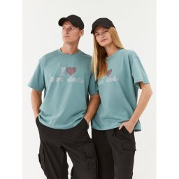 2005 Póló Hot Dads Tee Türkizkék Oversize