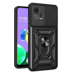 RING KAMERA Borító tartóval Motorola Moto G72 fekete