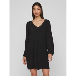 Vila Hétköznapi ruha Fini 14084533 Fekete Relaxed Fit