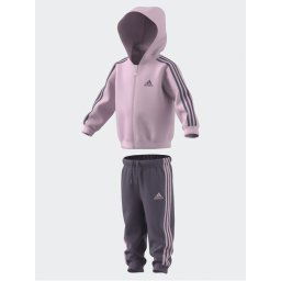 adidas Melegítő ruha szett Essentials Full-Zip Hooded Jogger Set IJ8851 Rózsaszín Regular Fit