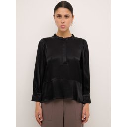 Karen by Simonsen Blúz Keanekb 10104588 Fekete Feminine Fit
