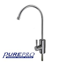 PurePro Csaptelep víztisztítóhoz, 1-utas, Modern dizájn - króm