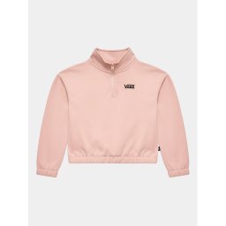 Vans Pulóver Half Zip Mock Pullover VN00077V Rózsaszín Regular Fit