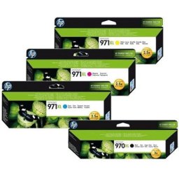 HP 970-XL (CN625AE,CN626AE,CN627AE,CN628AE) - eredeti patron, black + color (fekete + színes)