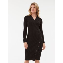 Guess Kötött ruha Cecile W3BK39 Z2V42 Fekete Slim Fit