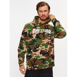 DC Pulóver Dc X Thrasher Otlr ADYFT03399 Khaki Regular Fit