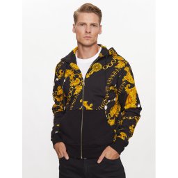Versace Jeans Couture Pulóver 75GAI3Z0 Fekete Regular Fit