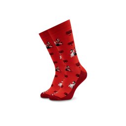 Stereo Socks Unisex Magasszárú Zokni Mammoth Piros