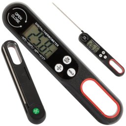 LCD konyhai hőmérő főzéshez / sütéshez / grillezéshez