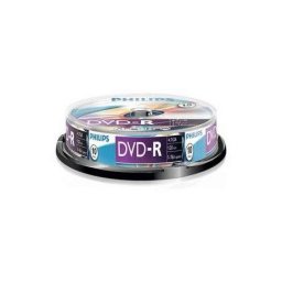 DVD-R 4, 7Gb 16x Hengeres 10db/csomag (10-es címke) (PH922524 / DPHMC10)