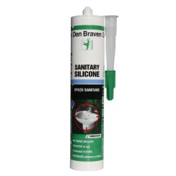 Szaniter szilikon, átlátszó, Den Braven, beltéri, 280ml