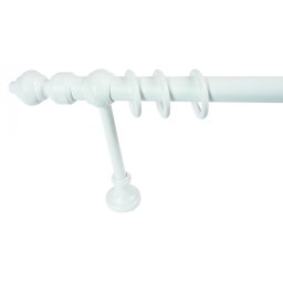 Függönykarnis Fém + PVC 28 mm / 120 cm + kiegészítők