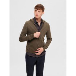 Selected Homme Sweater 16074688 Zöld Regular Fit