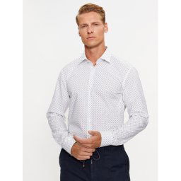 Hugo Ing Kenno 50495103 Fehér Slim Fit