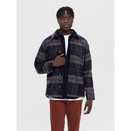 Selected Homme Átmeneti kabát 16089399 Sötétkék Regular Fit