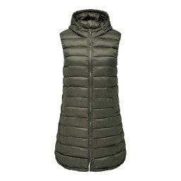 ONLY Carmakoma Mellény Melody 15295929 Zöld Regular Fit