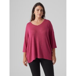 Vero Moda Curve Blúz Brianna 10297287 Piros Regular Fit
