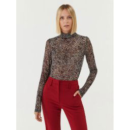 Bruuns Bazaar Blúz Phlox BBW3006 Fekete Slim Fit