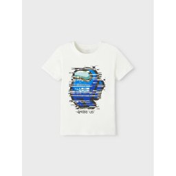 NAME IT Póló 13221201 Fehér Regular Fit