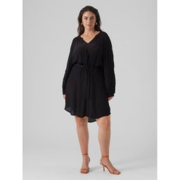 Vero Moda Curve Hétköznapi ruha 10297334 Fekete Regular Fit