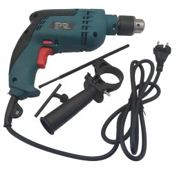 Elektromos Ütvefúró 650W kofferben - kék (M-8014)