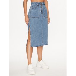 Levi's® Farmer szoknya Reversible Slit A6082-0000 Kék Relaxed Fit