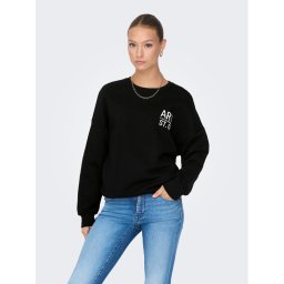 ONLY Pulóver 15275525 Fekete Box Fit