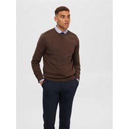 Selected Homme Sweater 16074682 Barna Regular Fit