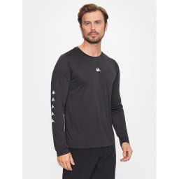 Kappa Hosszú ujjú 312001 Fekete Slim Fit