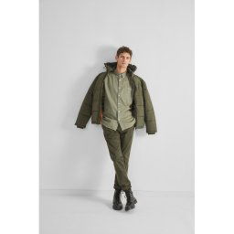 Selected Homme Pehelykabát 16089957 Zöld Regular Fit
