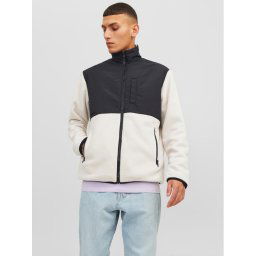 Jack&Jones Polár kabát Marvin 12235864 Ekru Regular Fit