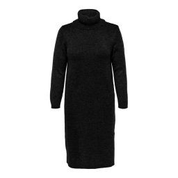 ONLY Carmakoma Kötött ruha 15283137 Fekete Box Fit