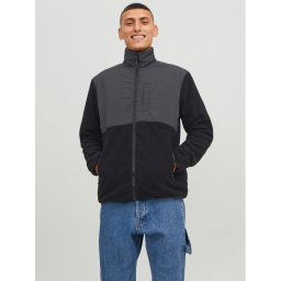Jack&Jones Polár kabát Marvin 12235864 Fekete Regular Fit