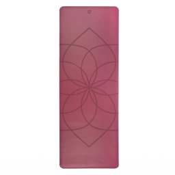Bodhi PHOENIX design jógaszőnyeg LIVING FLOWER – Berry – 4 mm
