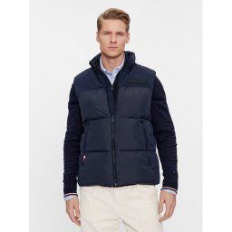 Tommy Hilfiger Mellény New York MW0MW32769 Sötétkék Regular Fit