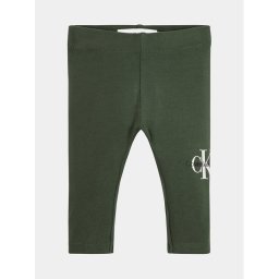 Calvin Klein Jeans Leggings IN0IN00081 Zöld Slim Fit