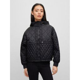 Boss Pehelykabát Pengtong 50494519 Fekete Regular Fit